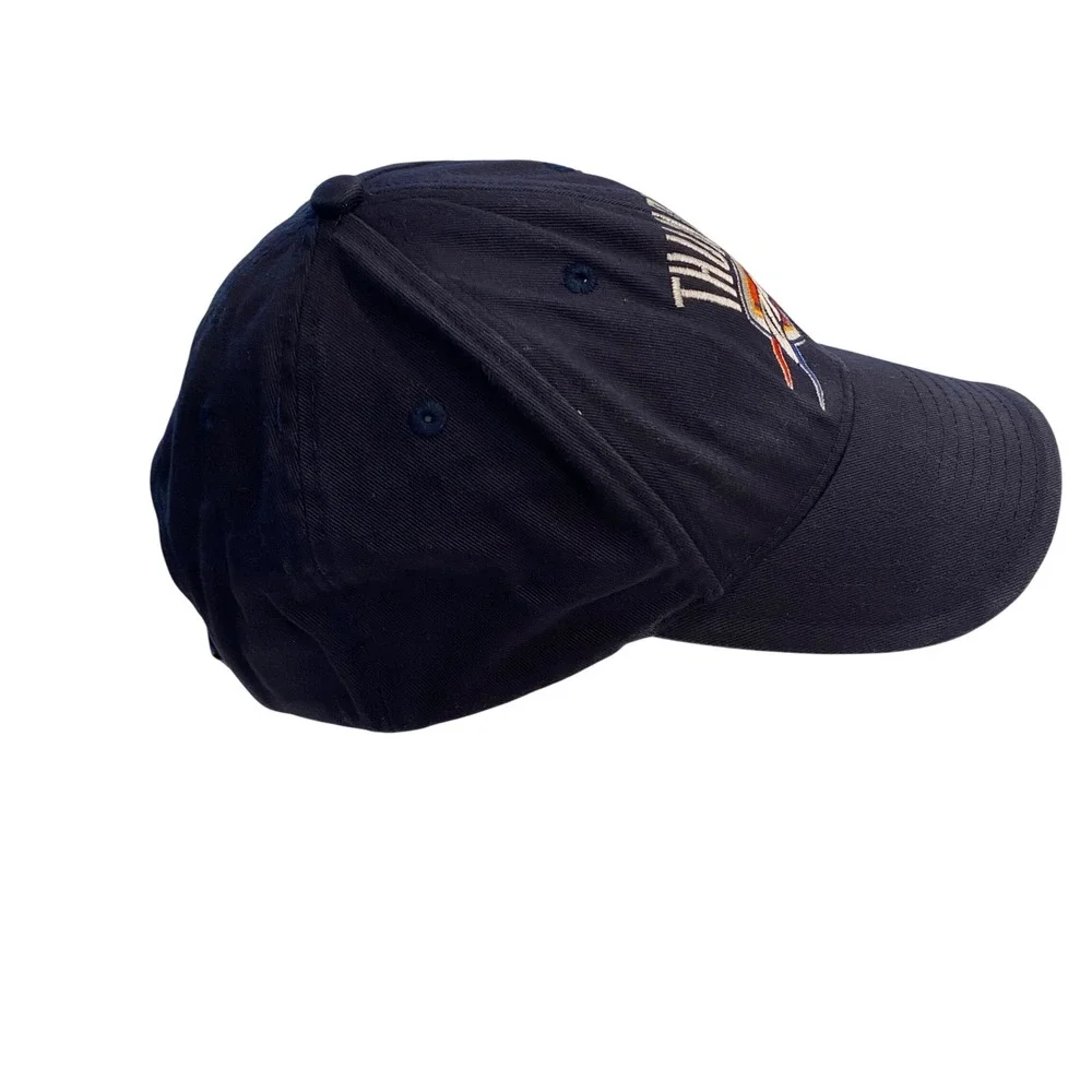 Adidas Oklahoma City Thunder NBA Hat Navy Blue Adjustable‎ Cotton Baseball Cap